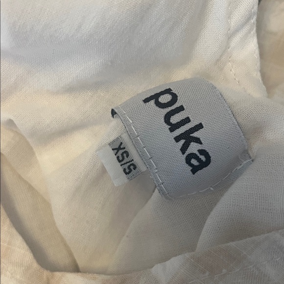 Puka Gili Dress in Beige Check - Picture 6 of 6